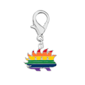 Libertarian Rainbow Porcupine Hanging Charms