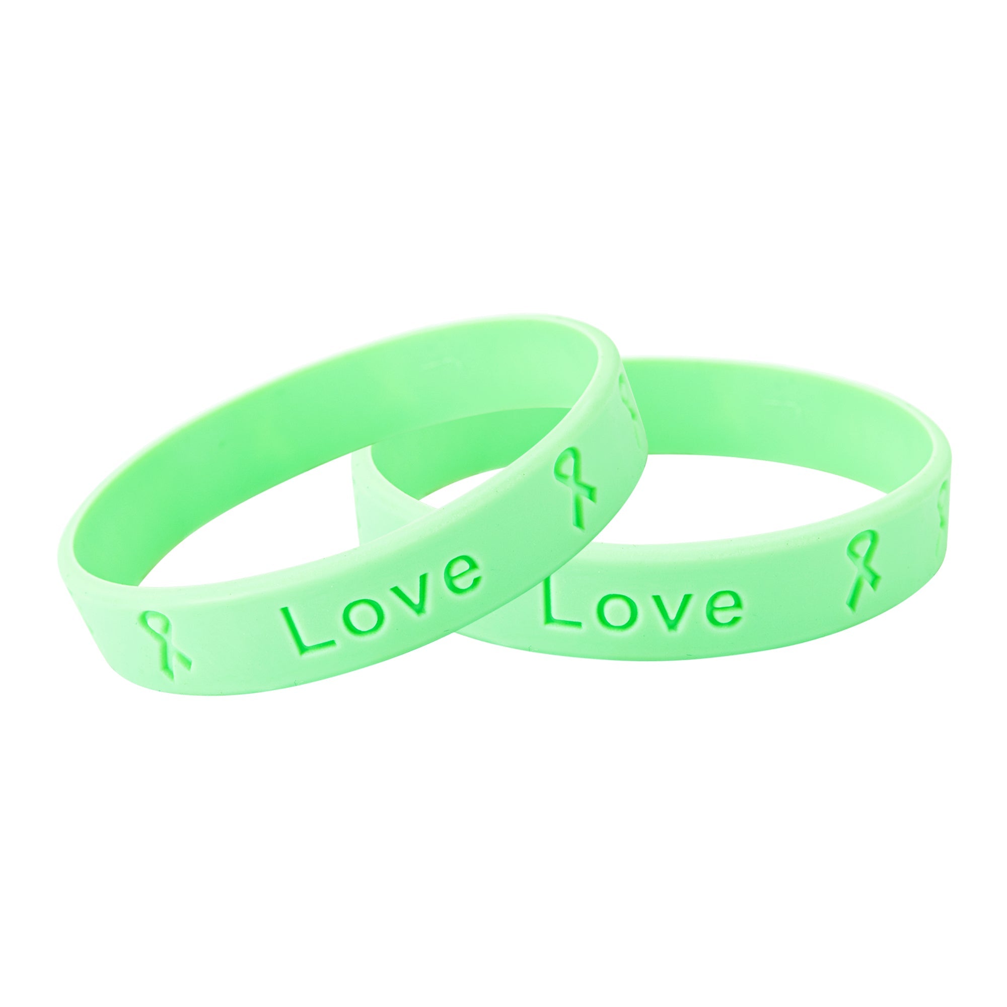 Light Green Silicone Bracelets