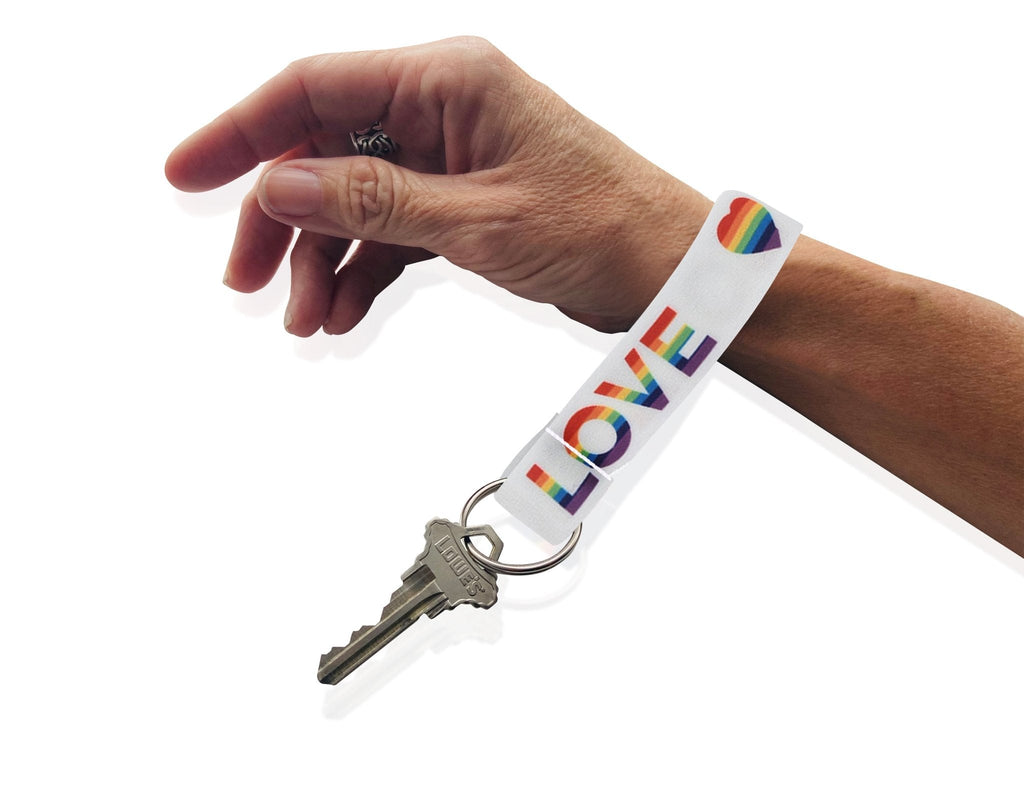 Love Is Love Lanyard Style Keychains