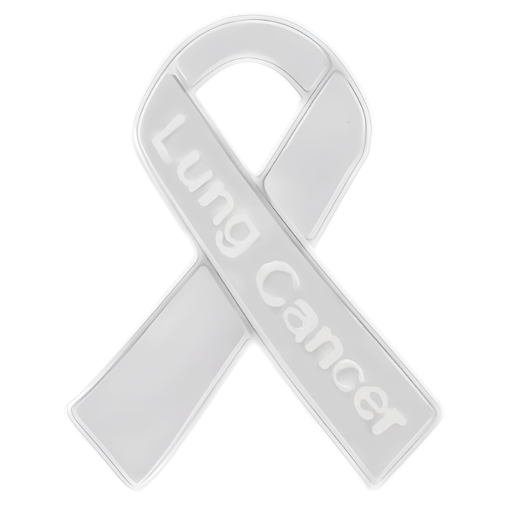 Lung Cancer Awareness Ribbon Pins