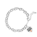 Multiple Sclerosis Awareness Heart Charm Chained Style Chunky Bracelets