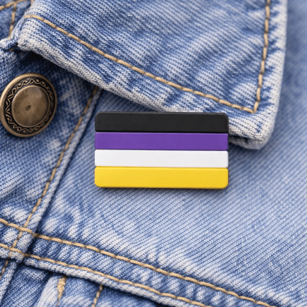 Non-Binary Flag Silicone Pins