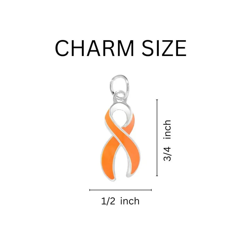 Orange Ribbon Where Is The Love Bracelets
