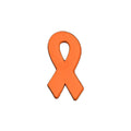 Orange Silicone Ribbon Pins