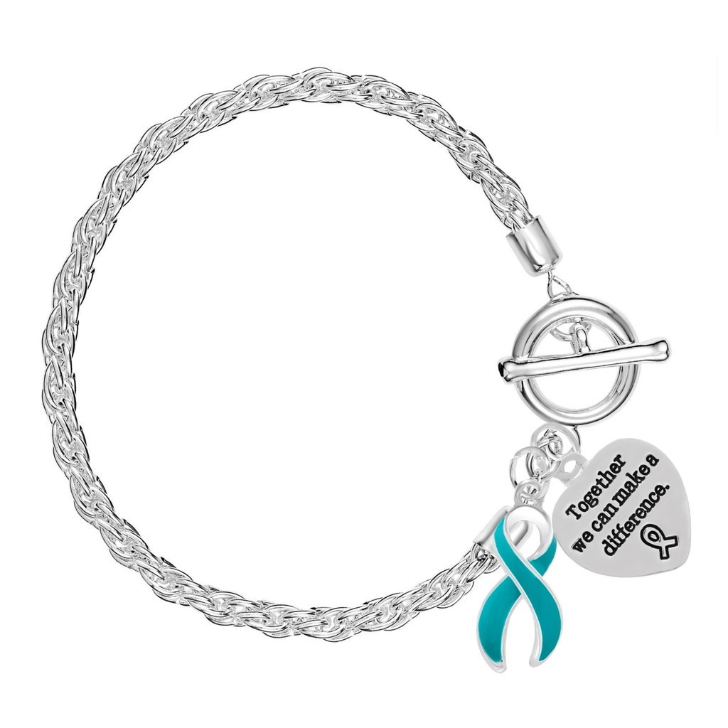 Ovarian Cancer Make A Difference Rope Bracelets