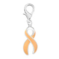 Peach Ribbon Hanging Charms