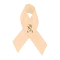 Peach Ribbon Satin Pins