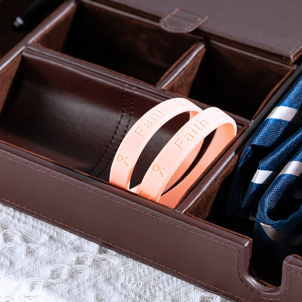 Peach Silicone Bracelets