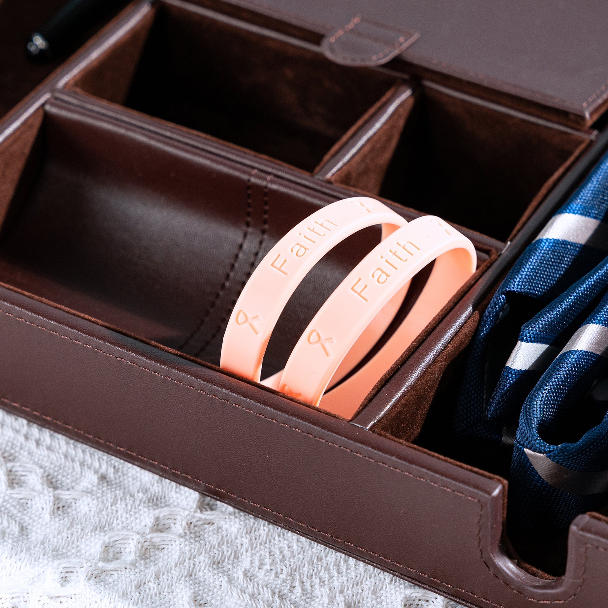 Peach Silicone Bracelets