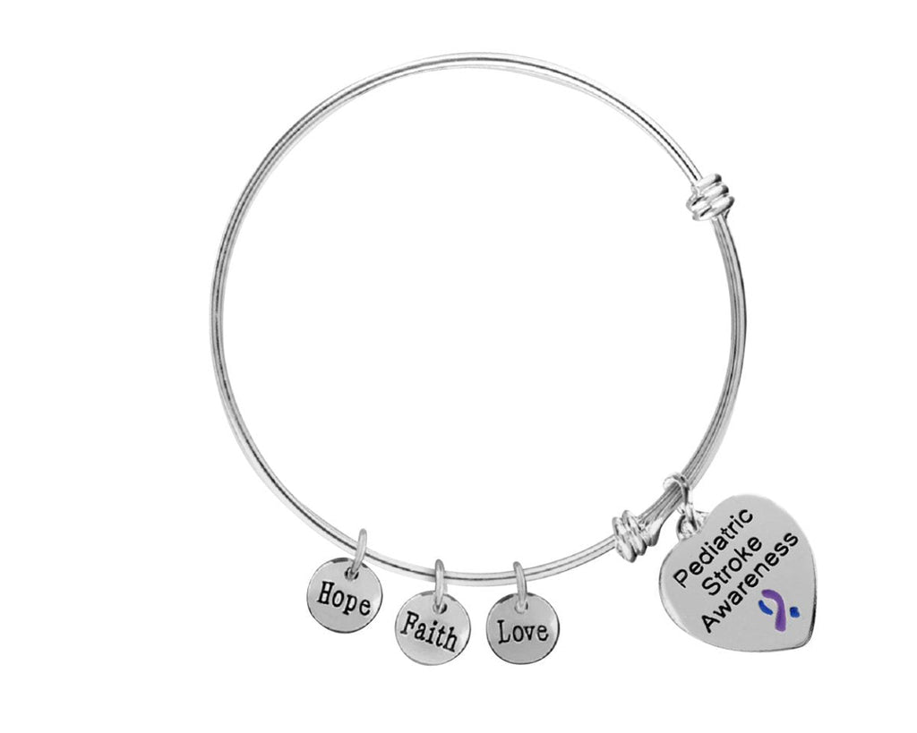 Pediatric Stroke Awareness Retractable Bracelets