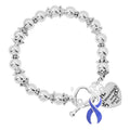 Periwinkle Ribbon Where There is Love Bracelets