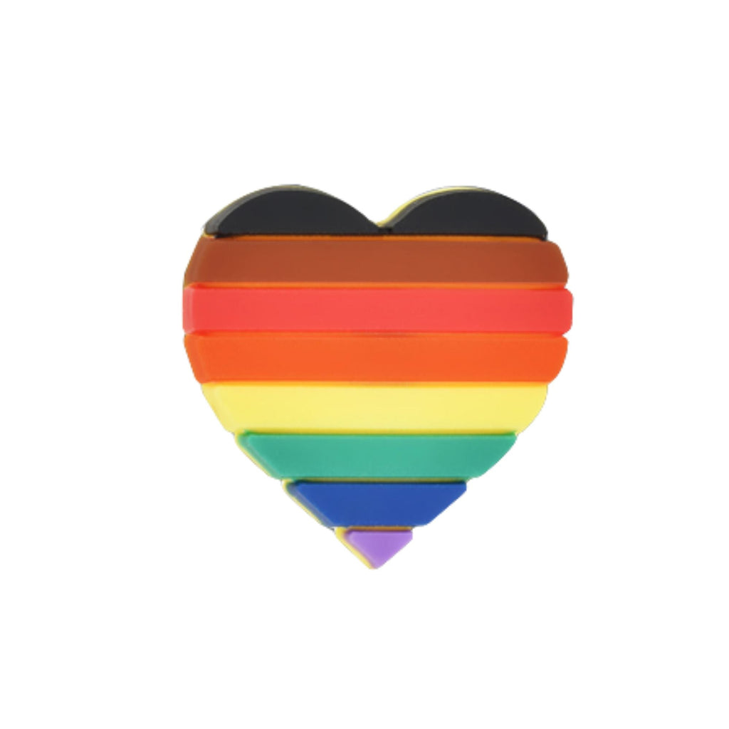 Philadelphia 8 Stripe Flag Heart Silicone Pins