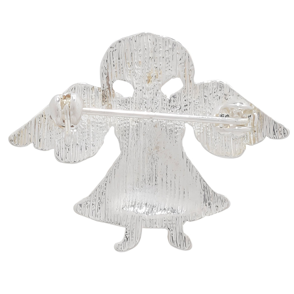 Pink & Blue Ribbon Angel Pins