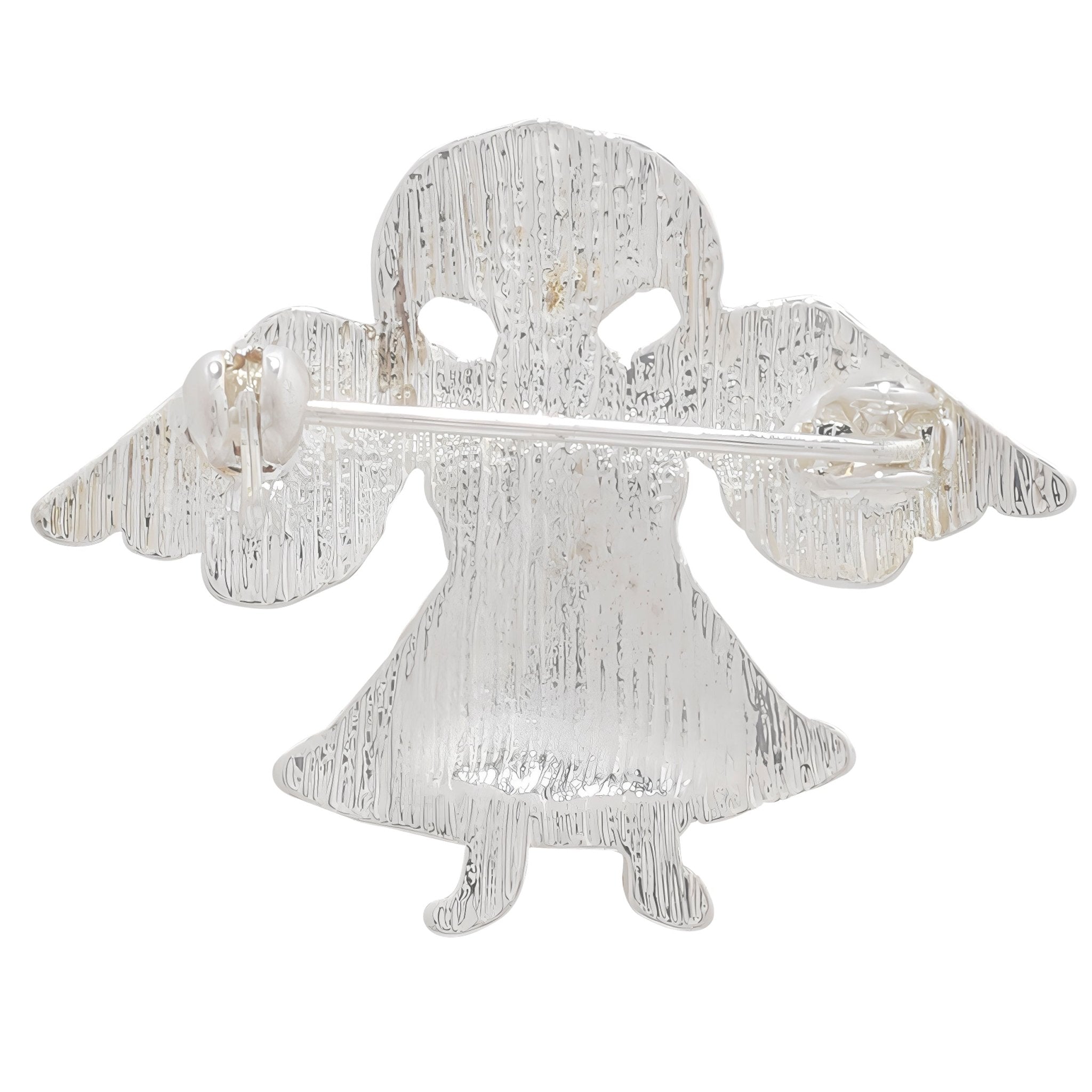 Pink & Blue Ribbon Angel Pins