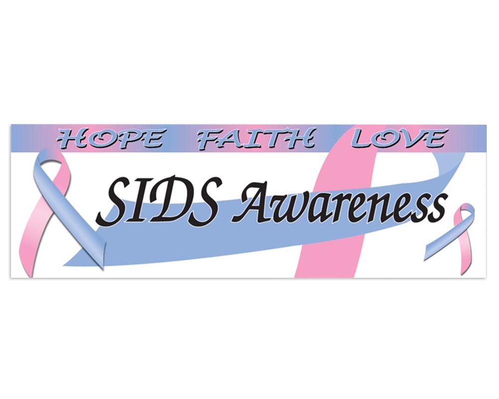 Pink & Blue Ribbon SIDS Banners
