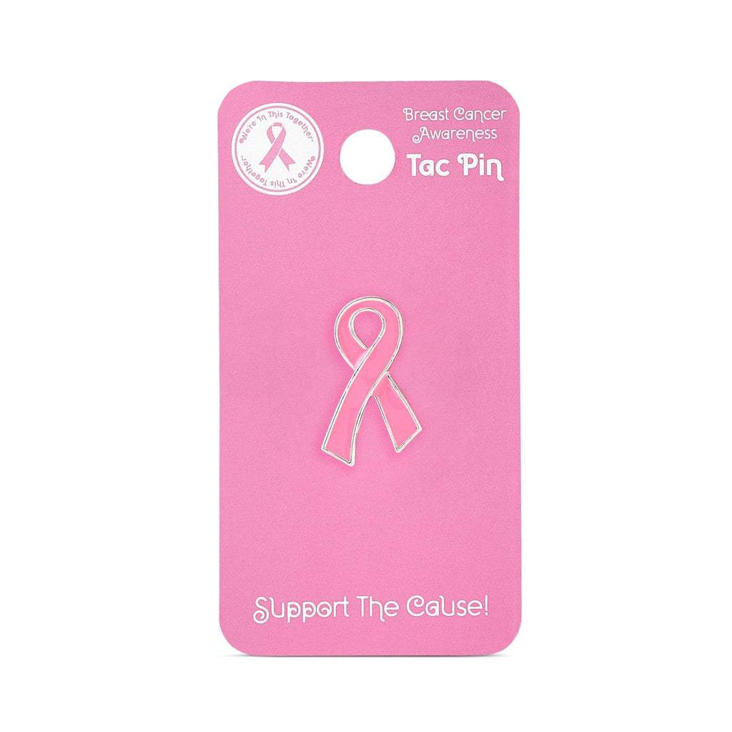 Pink Ribbon Flat Style Pin Counter Display (12 Cards)