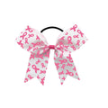 Breast Cancer Ribbon Hair Bows