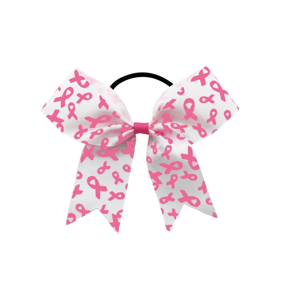 10 Pack Pink Ribbon Hair Bows