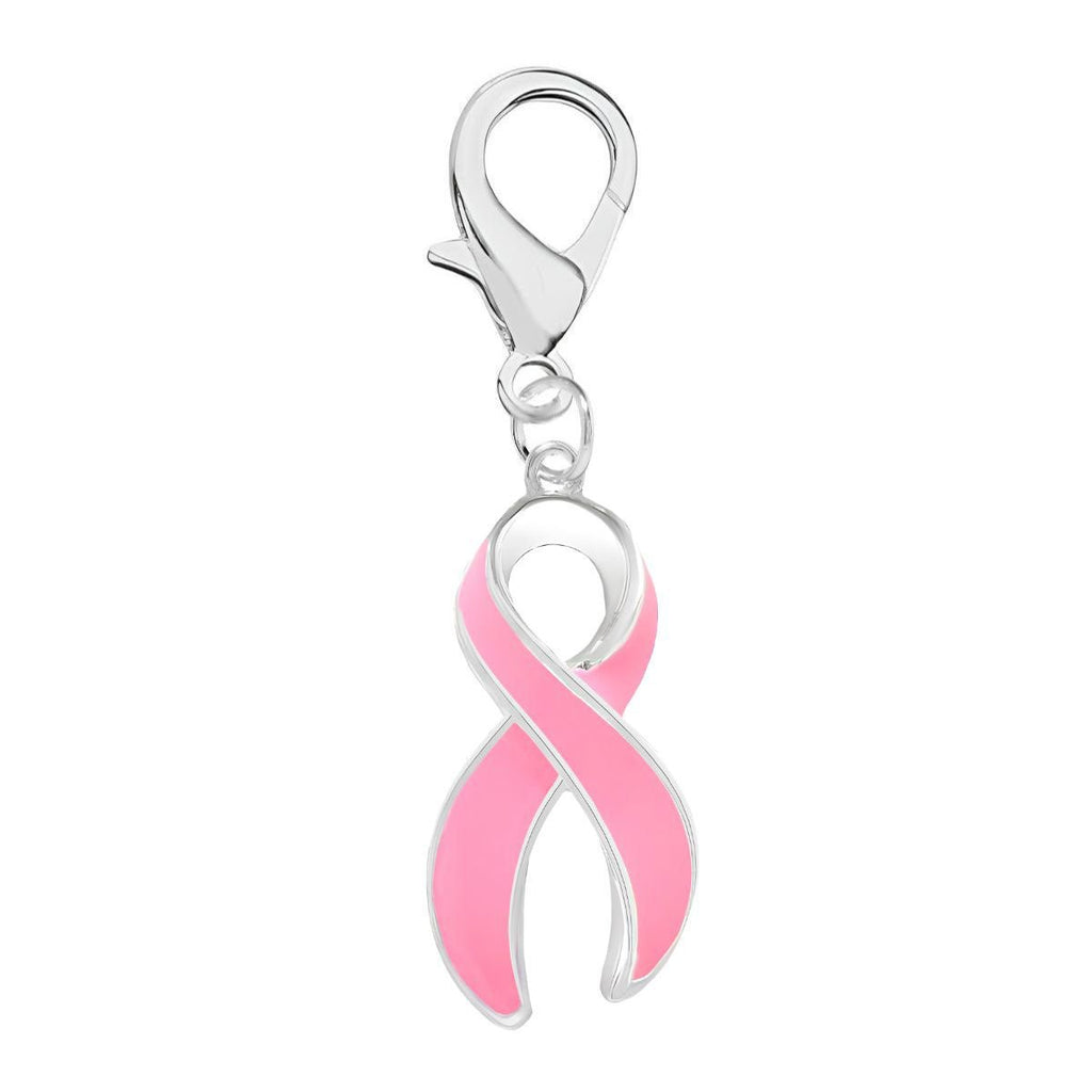 Pink Ribbon Hanging Charms