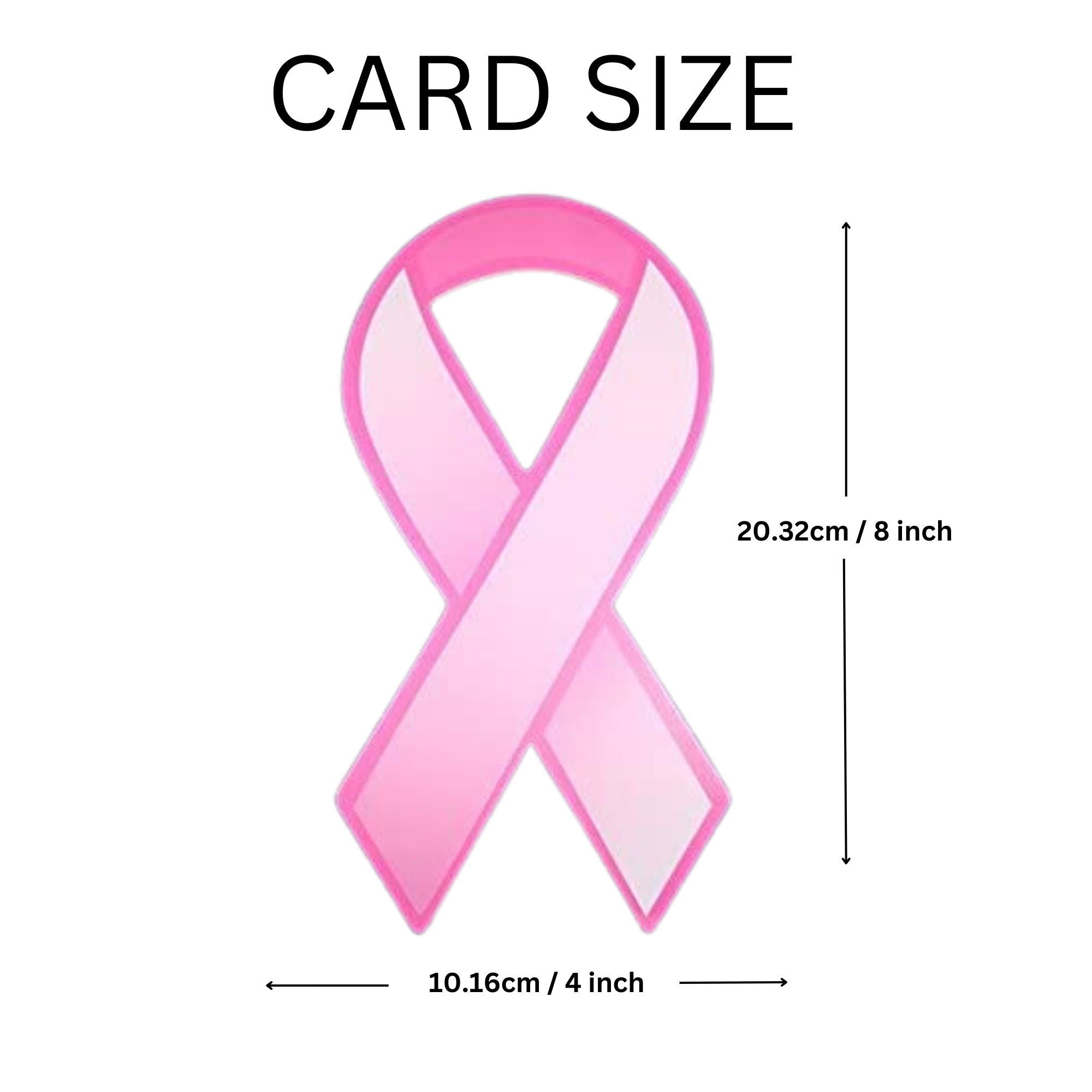 Pink Ribbon Paper Donation Ribbons (50/Pack)