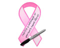 Pink Ribbon Paper Donation Ribbons (50/Pack)