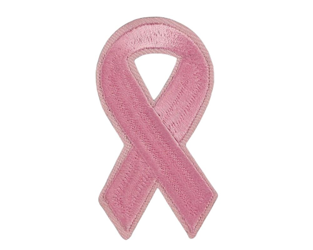 Pink Ribbon Sew-On/Iron-On Patches