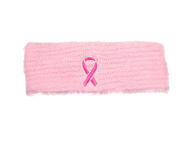 Breast Cancer Pink Ribbon Sport Headbands