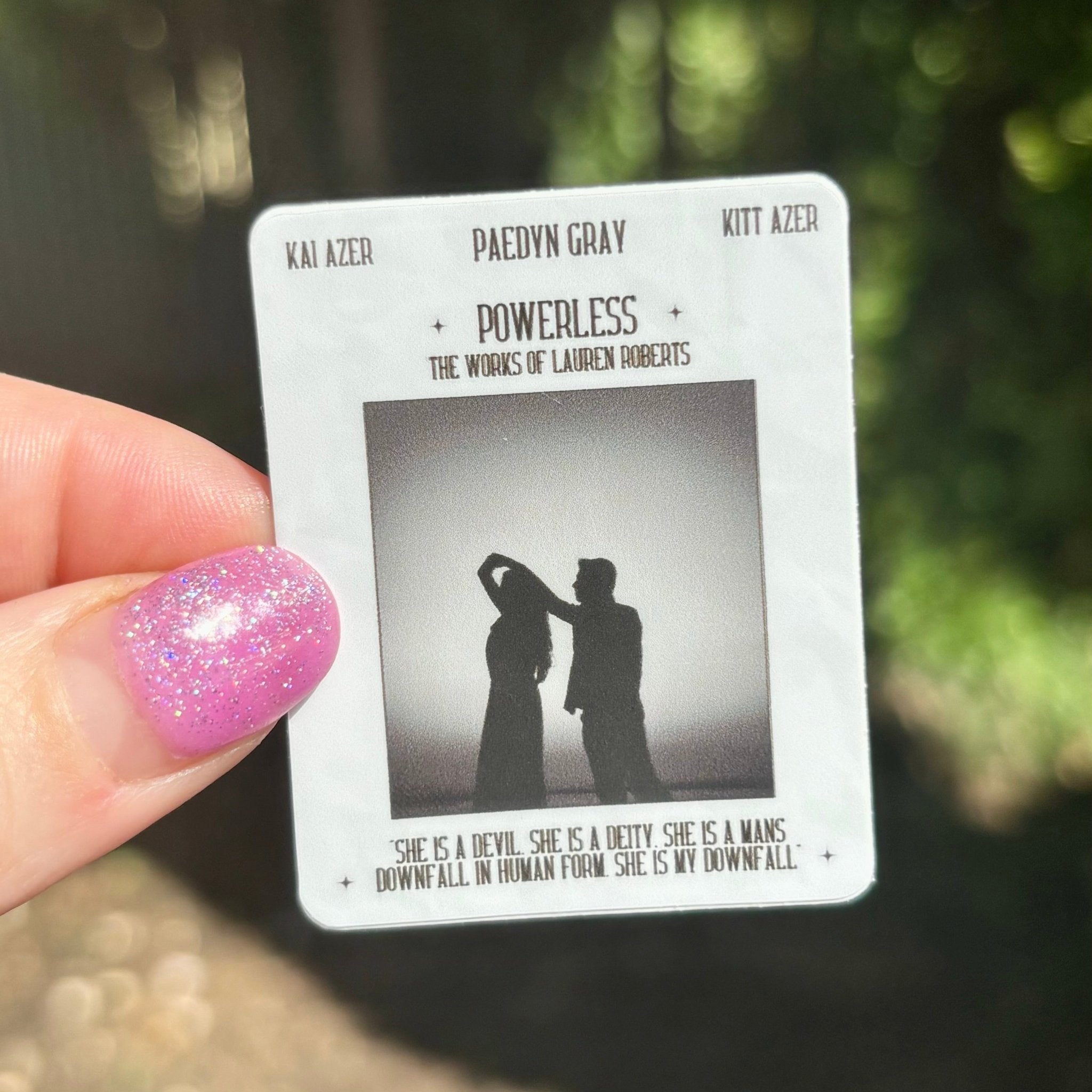 Powerless Film Poster Sticker