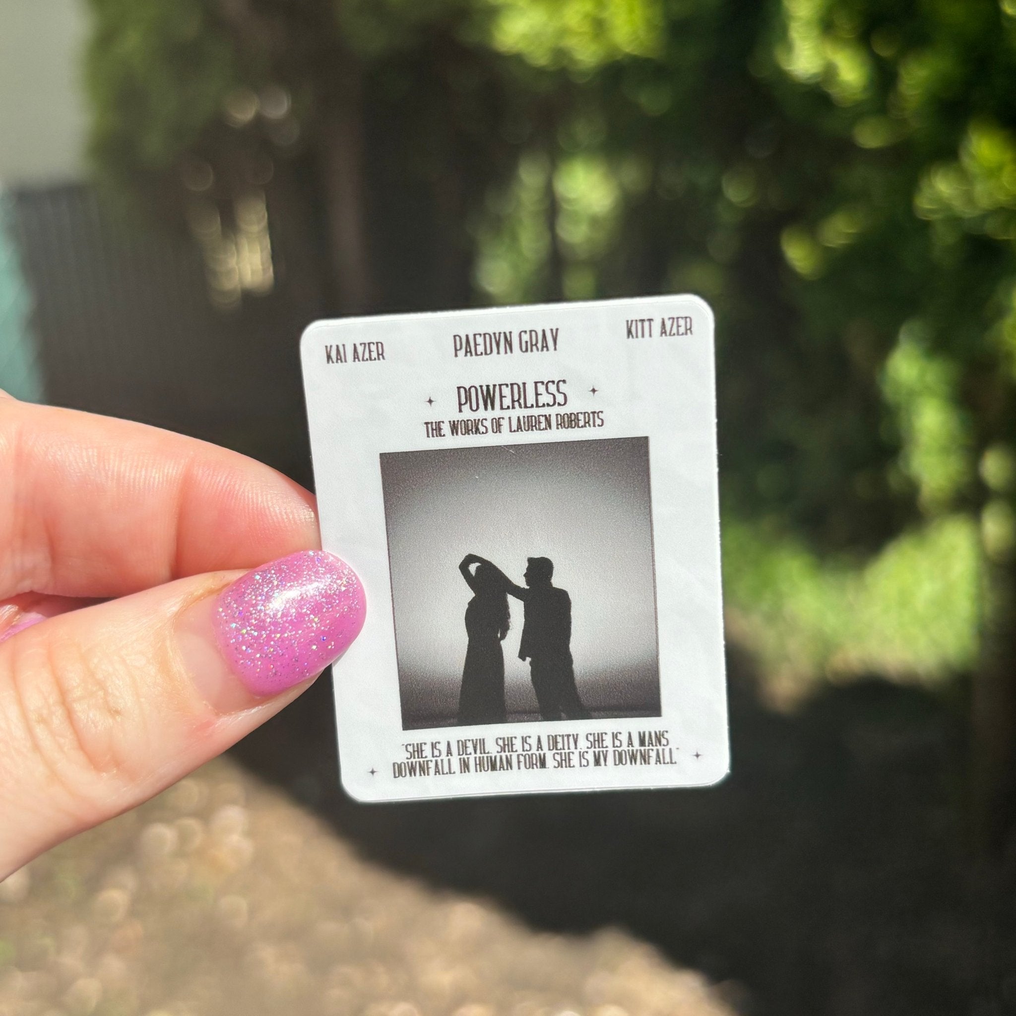 Powerless Film Poster Sticker