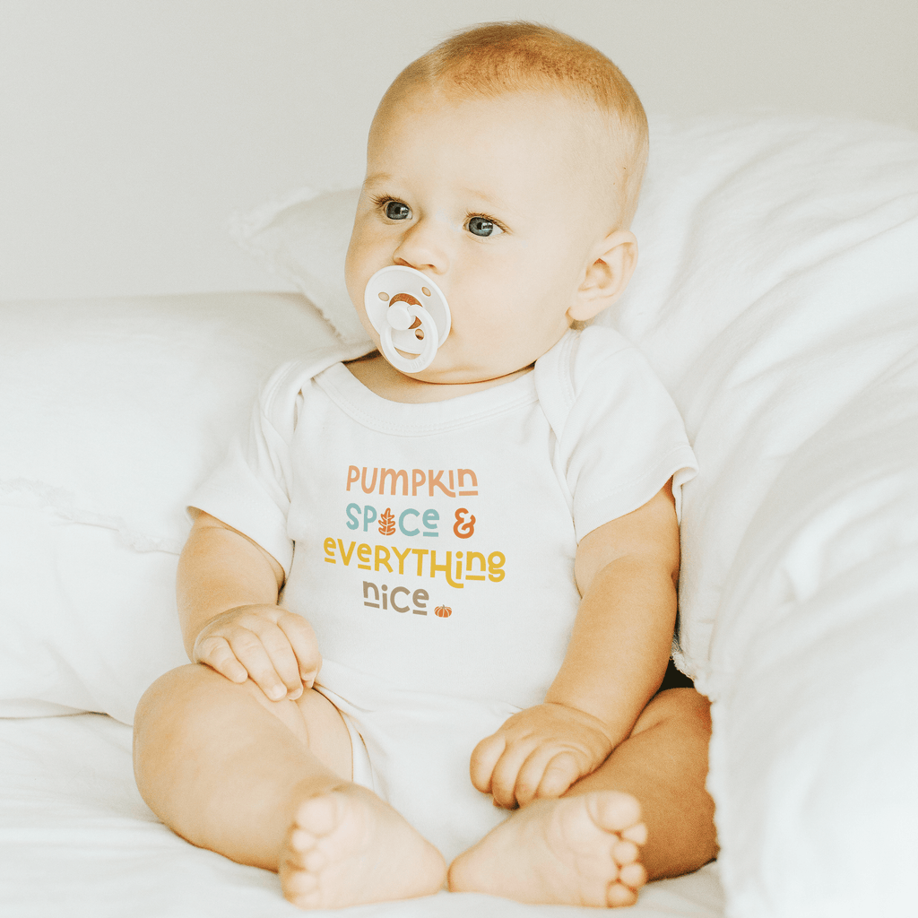 graphic bodysuit | pumpkin spice nice