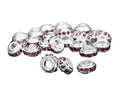 Purple Crystal Accent Charms