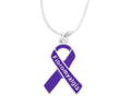 Purple Ribbon Fibromyalgia Awareness Necklaces