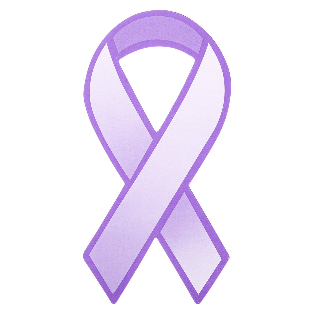 Purple Ribbon Paper Donation Ribbons (50/Pack)
