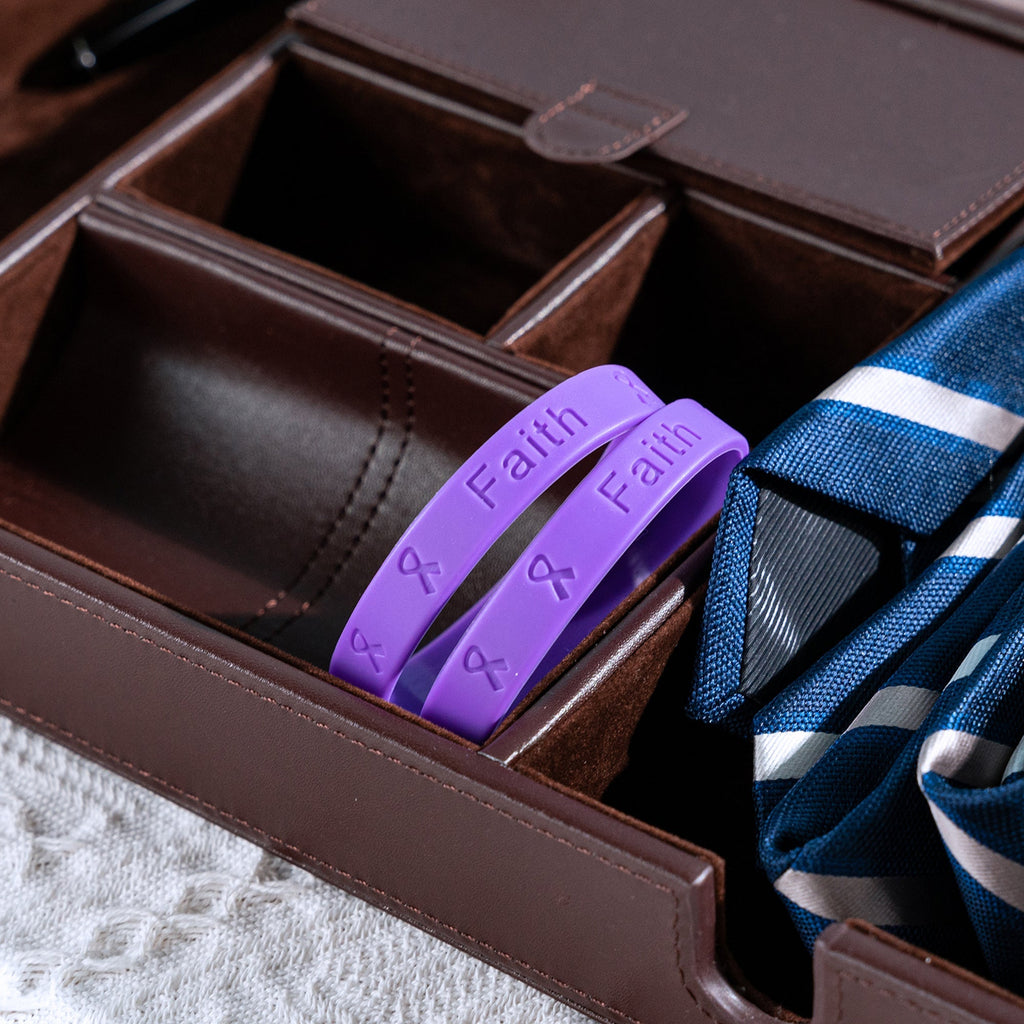 Purple Silicone Bracelets