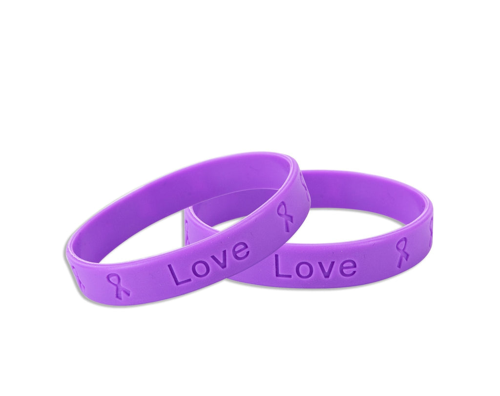 Purple Silicone Bracelets