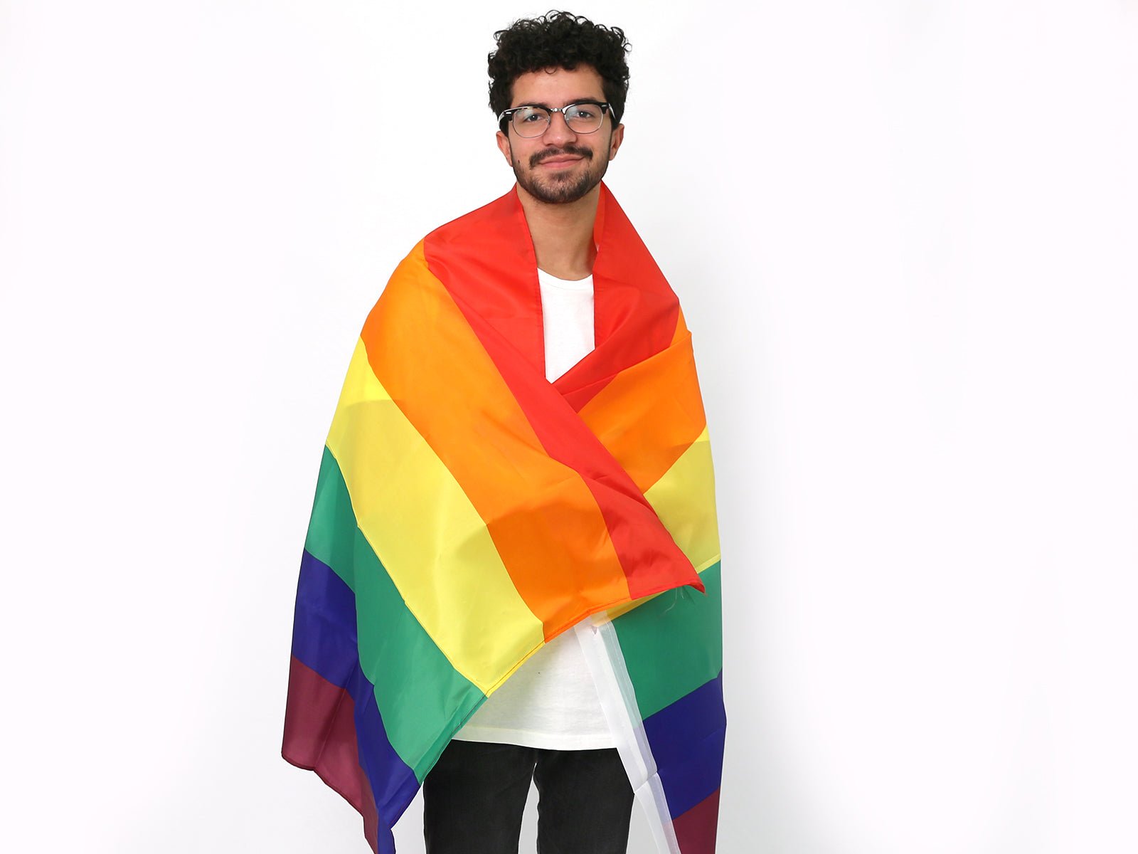 Rainbow 3 Feet by 5 Feet Nylon Flag
