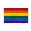 Rainbow 3 Feet by 5 Feet Nylon Flag