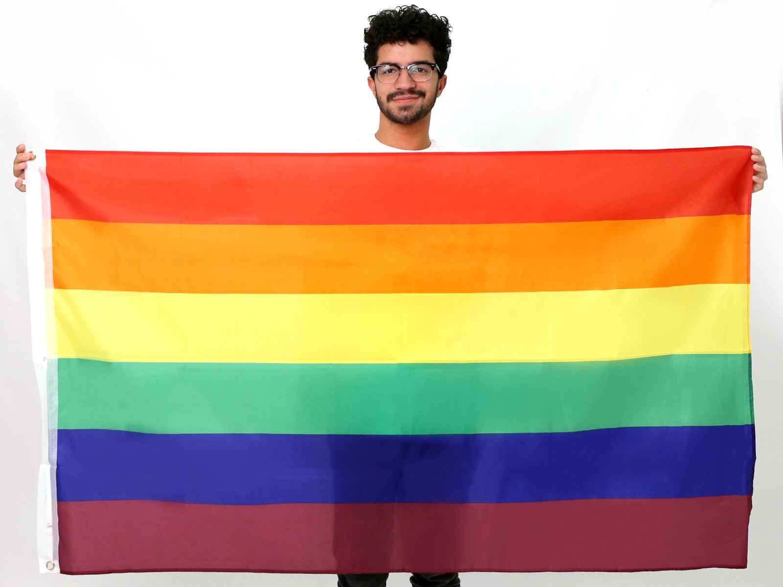 Rainbow 3 Feet by 5 Feet Nylon Flag
