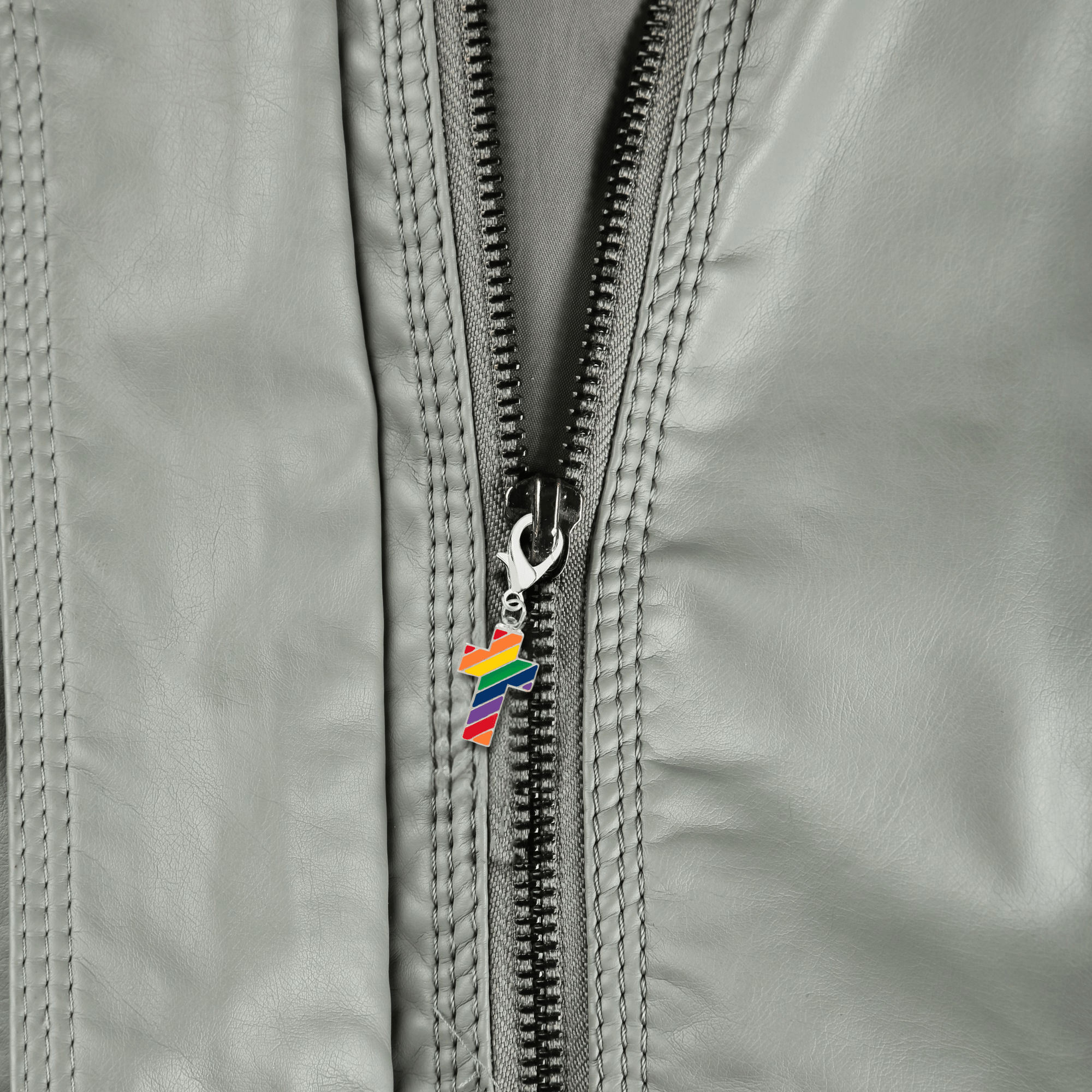 Rainbow Flag Cross Hanging Charms