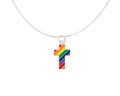 Rainbow Flag Cross Necklaces