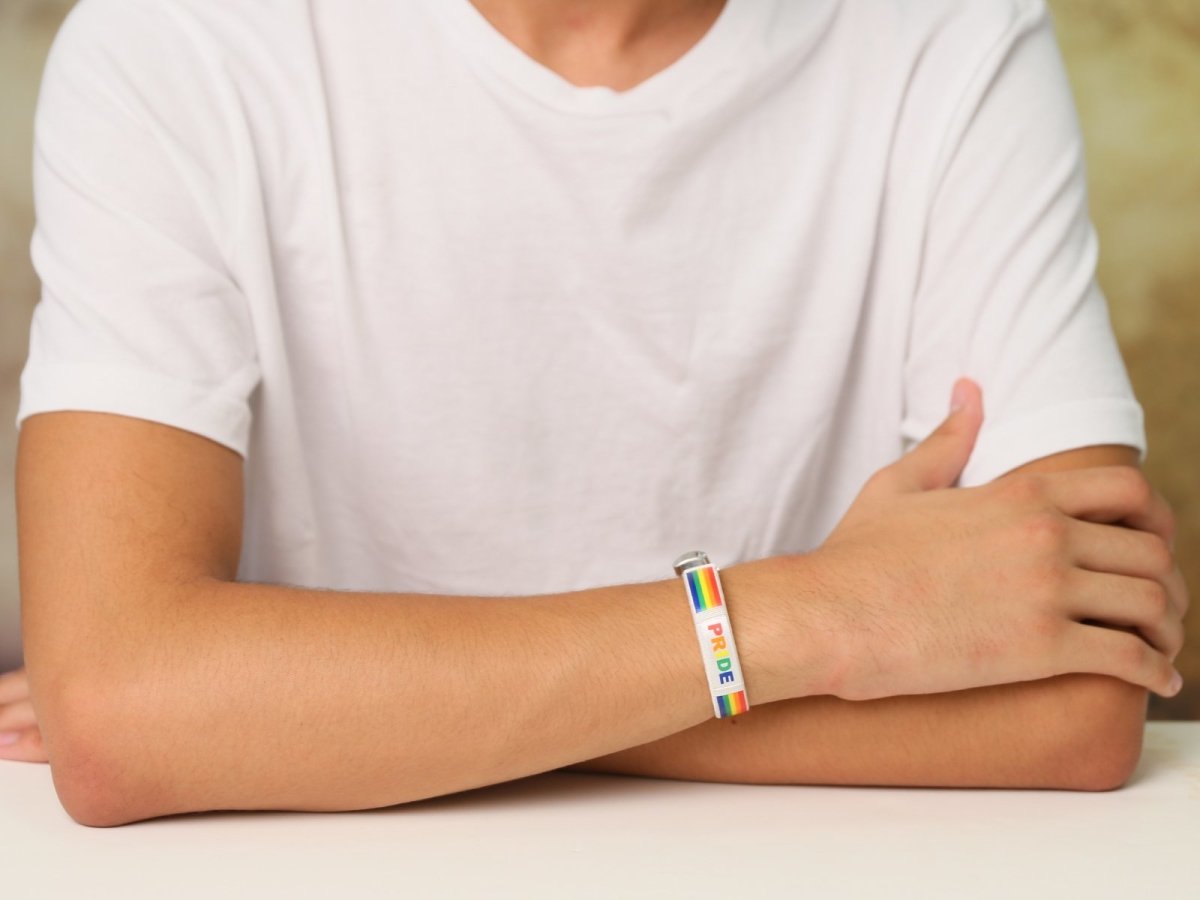 10 Pack Rainbow PRIDE Bangle Bracelets