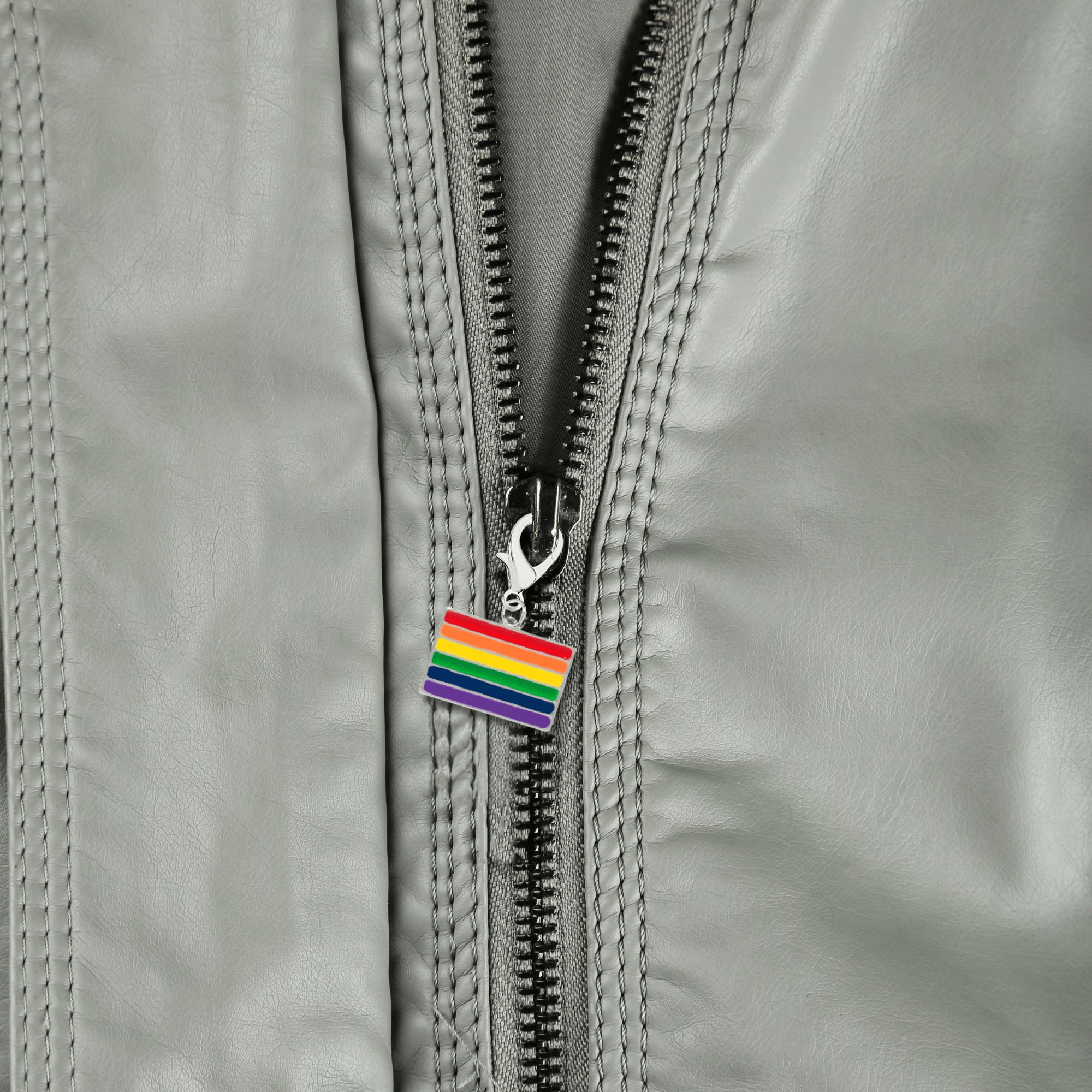 Rainbow Rectangle Flag Hanging Charms