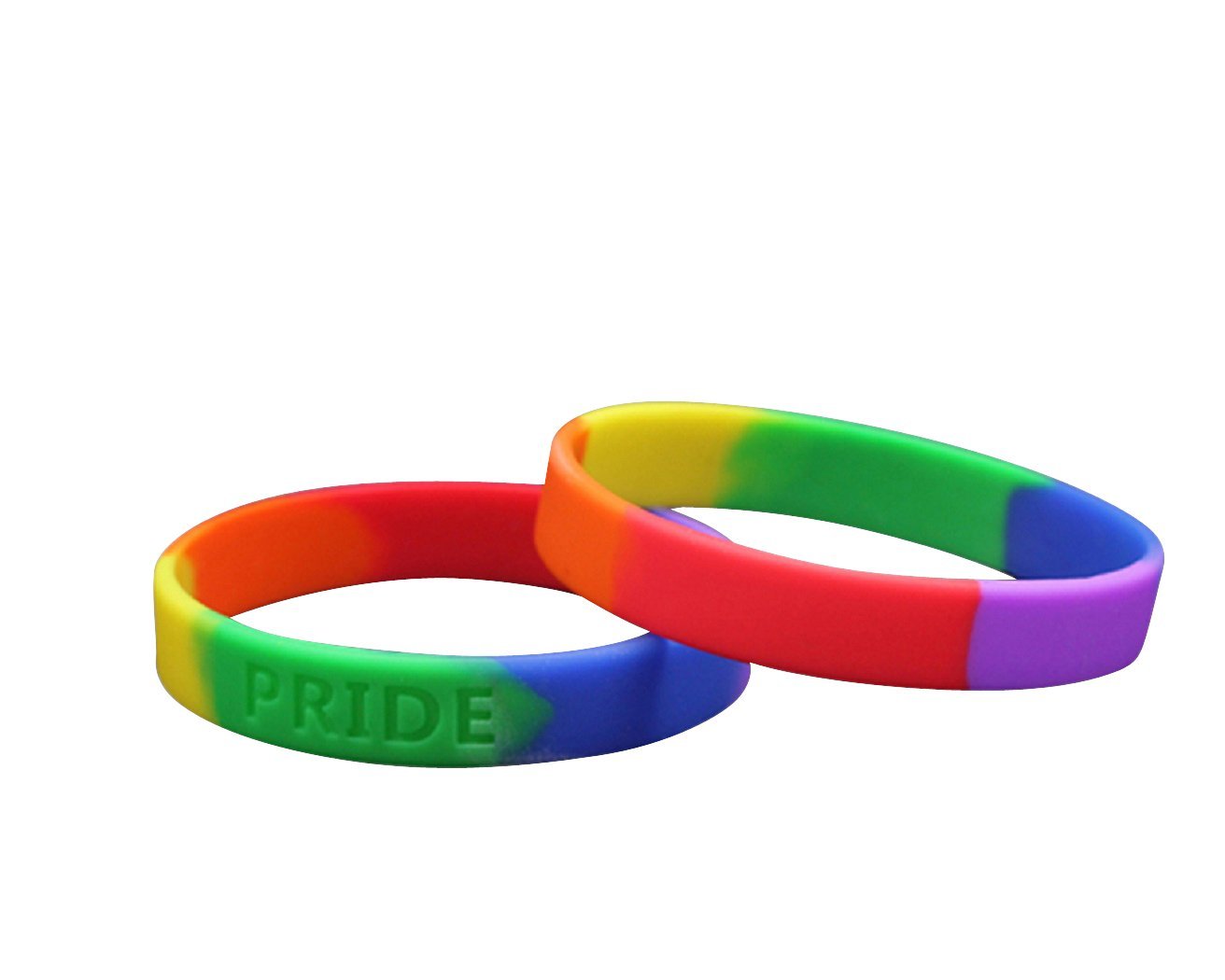 Rainbow Silicone Bracelets