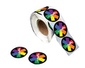 Rainbow Star of Life EMT Stickers (250 per Roll)