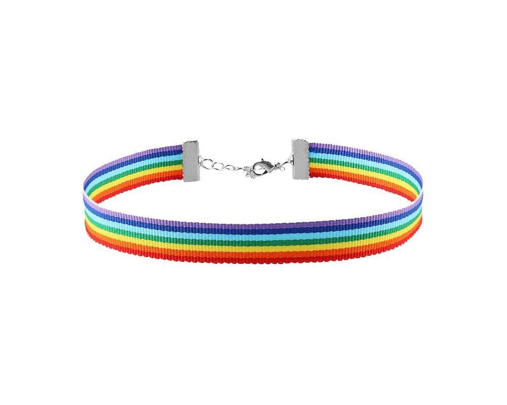 Rainbow Striped Chokers