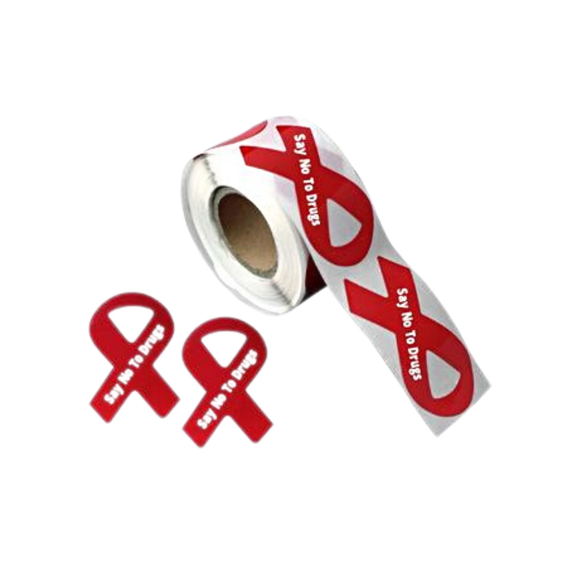 Red Ribbon Say No to Drugs Stickers Red Ribbon Week Stickers (Stickers)