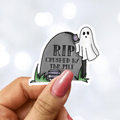 RIP Crushed by TBR Gravestone Sticker