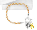Rope Style Gold Ribbon Bracelets