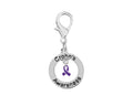 Round Crohn's Disease Awareness Hanging Charms