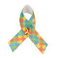 Satin Autism Awareness Ribbon Pins